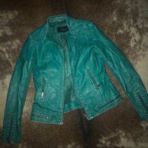 Women’s LA Coalition teal jacket